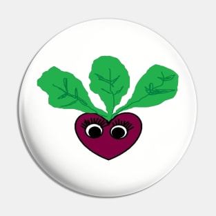 Beauty and the Beets Pin