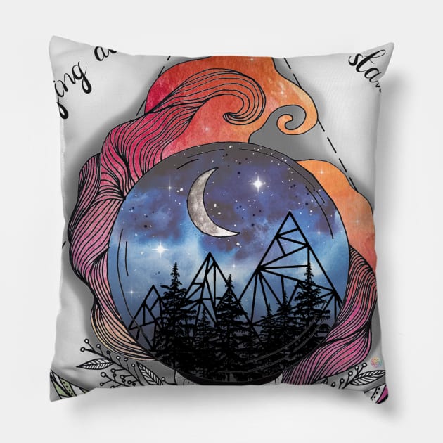 ToG Crystal Quote Pillow by TG_Art