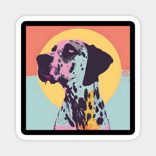 Great Dane in 70's Magnet