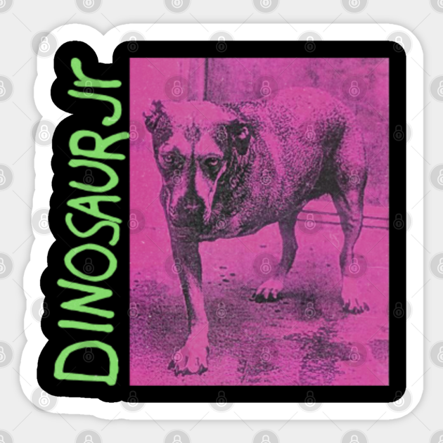 vintage dinosaur jr // fan art - Dinosaur Jr - Sticker