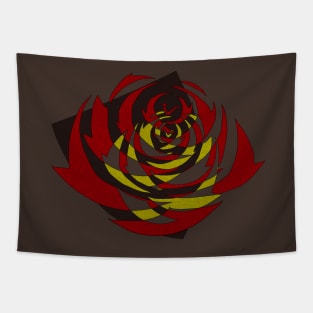 Shield and Roses - Red & Gold Tapestry