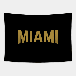 Miami City Typography Tapestry