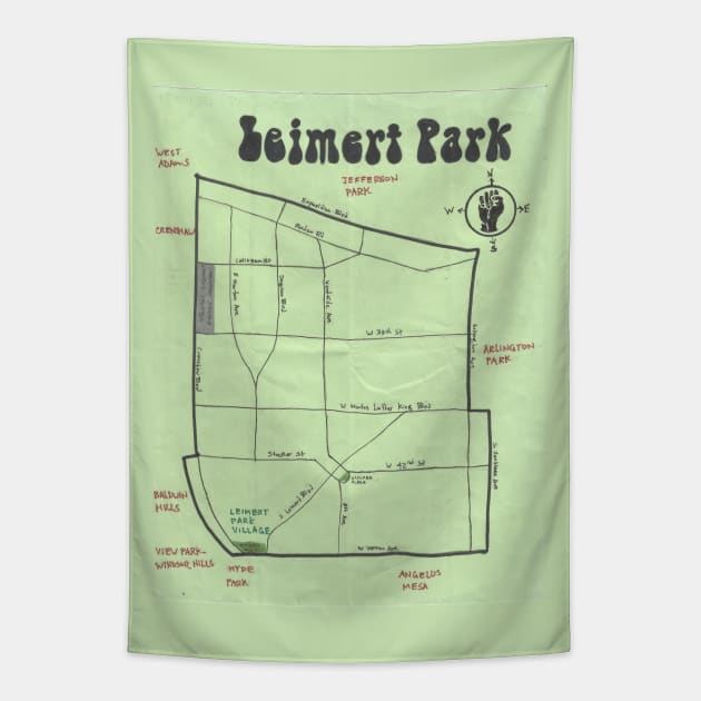 Leimert Park Tapestry by PendersleighAndSonsCartography