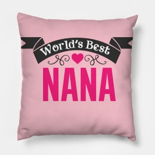 Worlds Best Nana Pillow