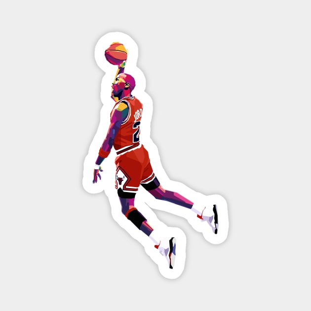 Michael Jordan Magnet by Creativedy Stuff