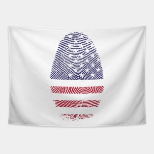 betsy ross fingerprint Tapestry