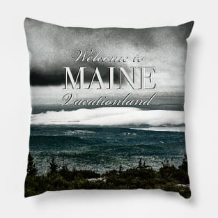 Vacationland, Maine Pillow