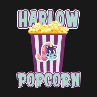 Harlow And Popcorn Funny Popcorn The Pony T-Shirt