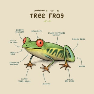 Anatomy of a Tree Frog T-Shirt