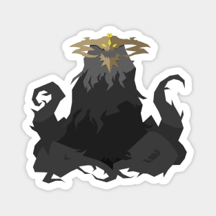 Low Poly Demon God Magnet