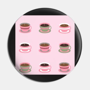 Tea Party Block Pin