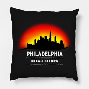 Philadelphia Sunset Pillow