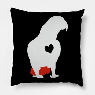 Adore African Grey Parrots Pillow