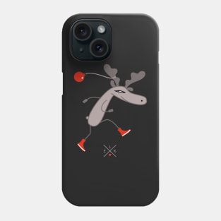 Christmas moose Phone Case