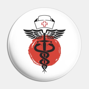 Murse - Male nurse - Heroes Pin