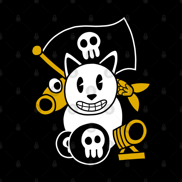 Pirate Cat's Cannon by pako-valor