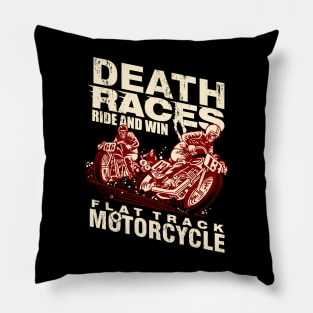 Vintage bikers t-shirt Pillow