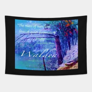 Thoreau Walden Pond Tapestry