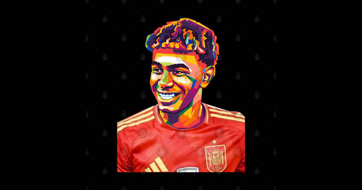 Lamine Yamal - Lamine Yamal - Sticker | TeePublic