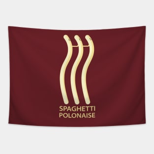 Funny spaghetti bolognese - polonaise Tapestry