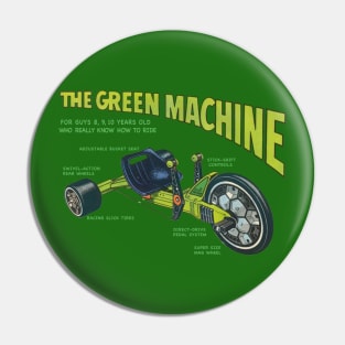 Green Machine Big Wheel '77 Pin