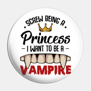 Vampires Halloween Pin