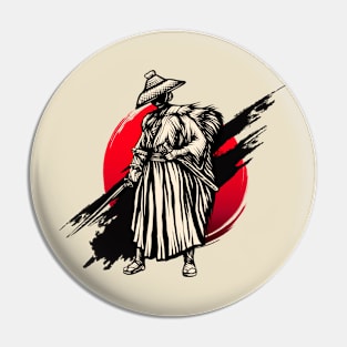 Samurai Warrior Pin