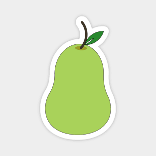 Green Pear Magnet