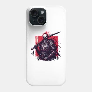 Undead skeleton warrior Phone Case