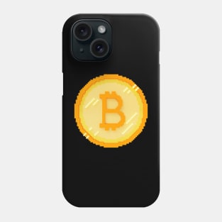 Bitcoin Pixel Art Phone Case