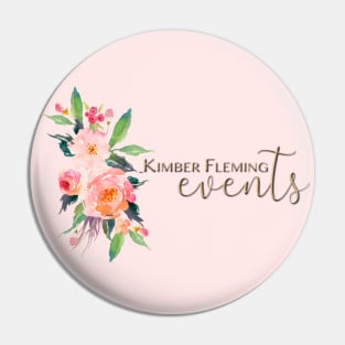 KF Events Script Logo Pin