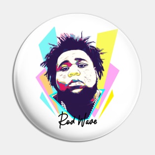 Wpap Pop Art Rod Wave Pin