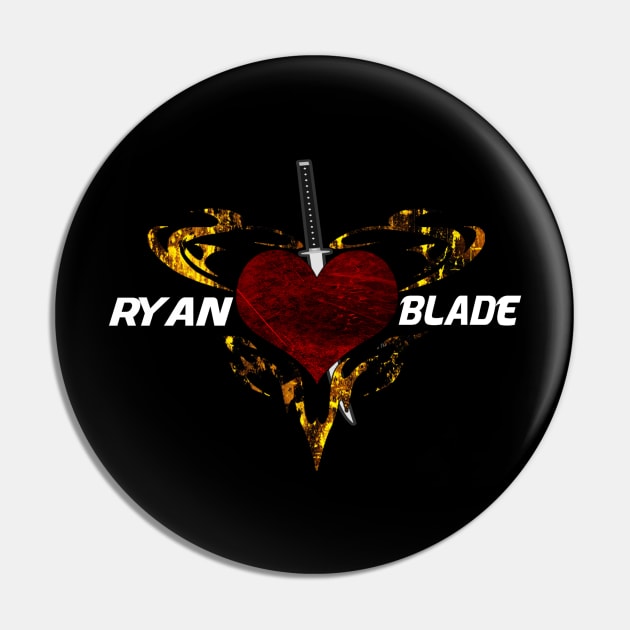 3rd Ryan Blade Logo Pin by SGW Backyard Wrestling