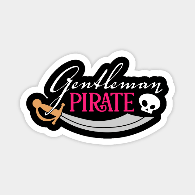 Gentleman Pirate Magnet by RisaRocksIt