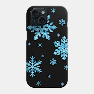 Glitter Snowflakes Phone Case