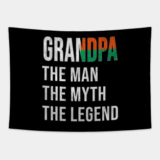 Grand Father Malagasy Grandpa The Man The Myth The Legend - Gift for Malagasy Dad With Roots From  Madagascar Tapestry