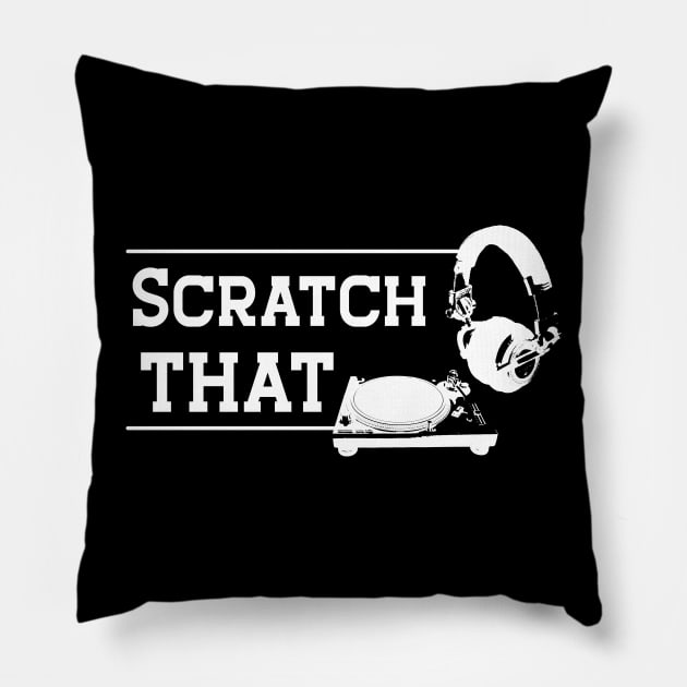 DJ - Scratch that Pillow by KC Happy Shop