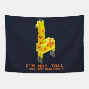 Giraffe Pixel Playground - The High-Reach Tee for Fun-Loving Kids Tapestry