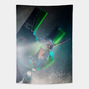 EVA Unit 01 in the Rain Tapestry