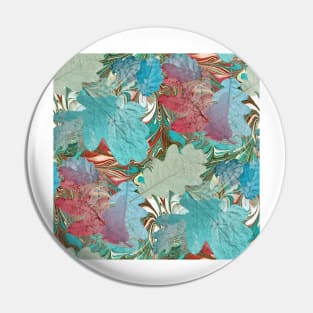 Autumn Leaves Collage Pin