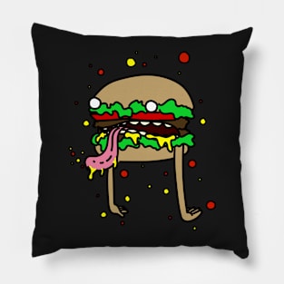 Burger Guy Pillow