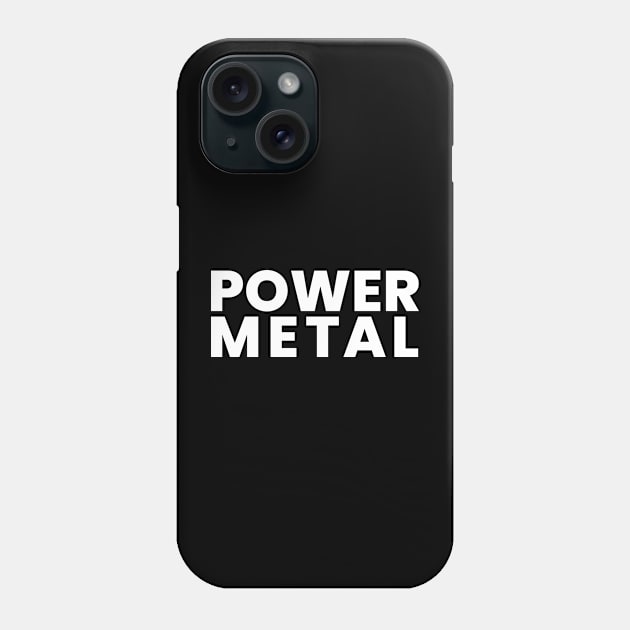 POWER METAL Phone Case by lkn