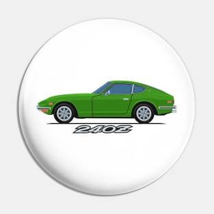 240z Fairlady classic sport coupe side green Pin