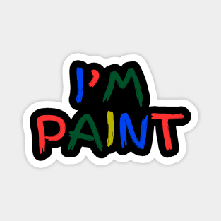 I Heart Love To Finger Paint I'm Paint Cute Couple Valentine Magnet