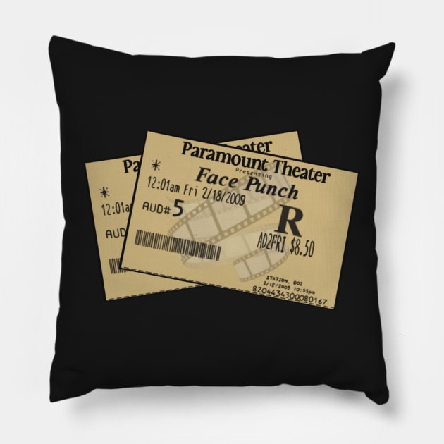 New Moon Movie Tickets (Movie Version) Pillow by strayheartbja