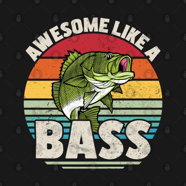 Awesome Like A Bass Fish by White Martian