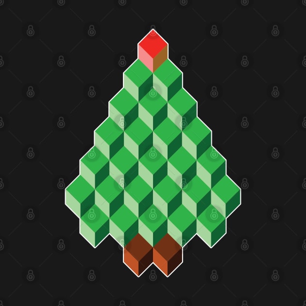 Abstract Christmas Tree Design by youokpun