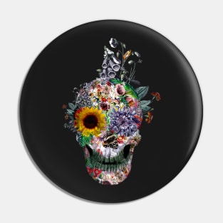 Skull - Punks Not Dead II Pin