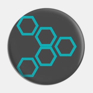 The 5 hexagon Pin