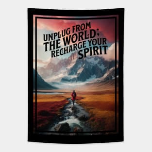 Explore Yourself : Unplug from the world; recharge your spirit Tapestry